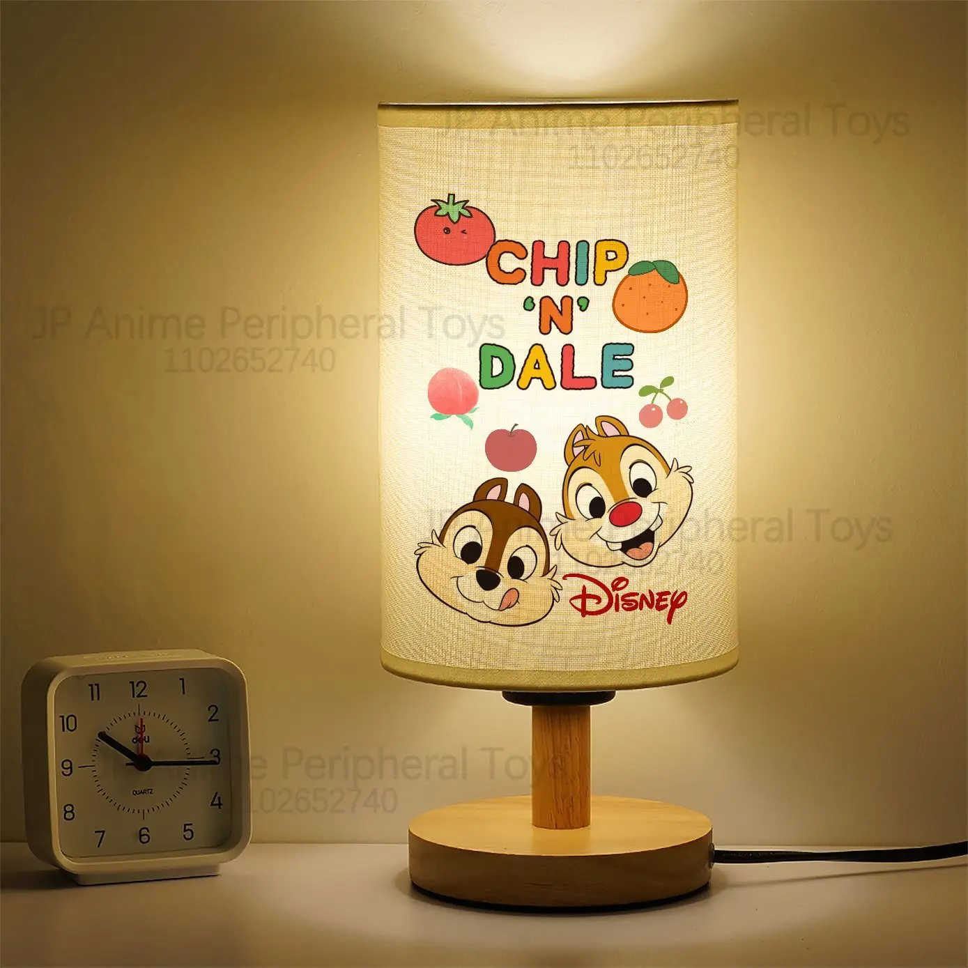 New Chip Dale Night Light Cute Chipmunk Brother LED Warm Light Bedroom Desk Lamp Home Decoration