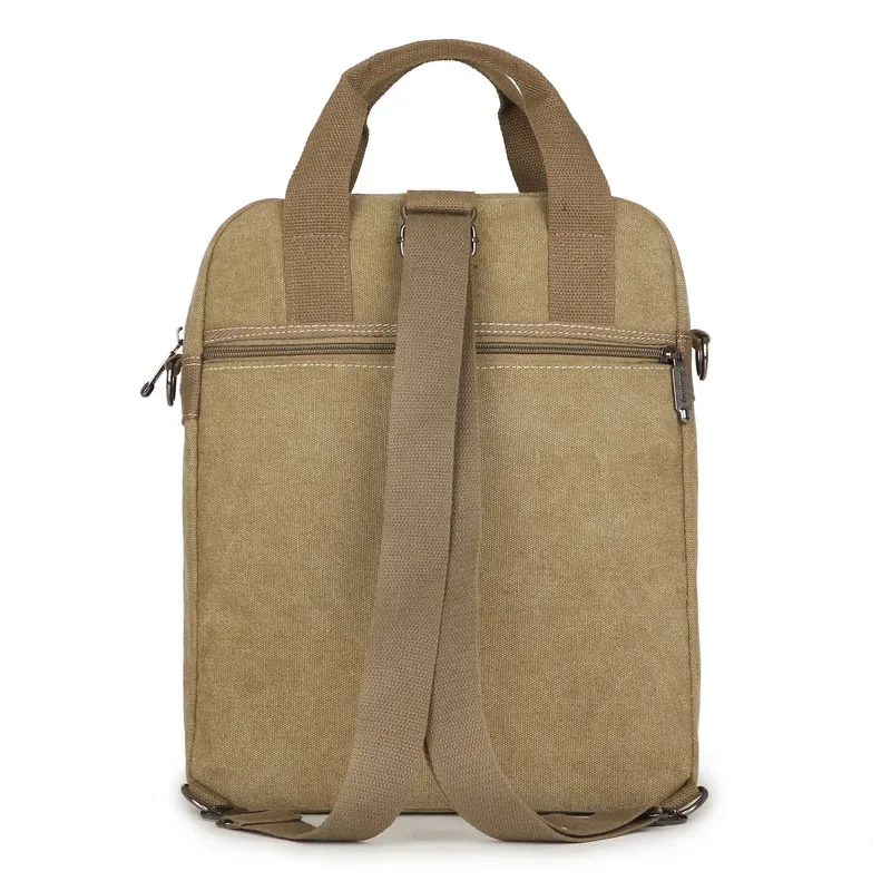 Bolso escolar de lona para hombre, bolsa de hombro informal para cantante, bolso de viaje para ordenador, bandolera multifunción, tendencia, 2023