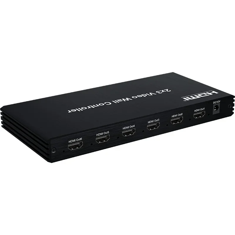 2x3 HDMI 비디오 월 컨트롤러 1080P 비디오 이미지 스플라이서 프로세서 2x2 3x1 4x1 6x1 6 스크린 월 스티칭 스플라이서 180 ° 회전