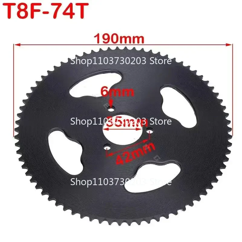 Chain T8F  38T 44T 54T 58T 64T 74T  Rear Sprocket Tooth 26/29/54/35MM for 47CC 49CC Mini Moto ATV
