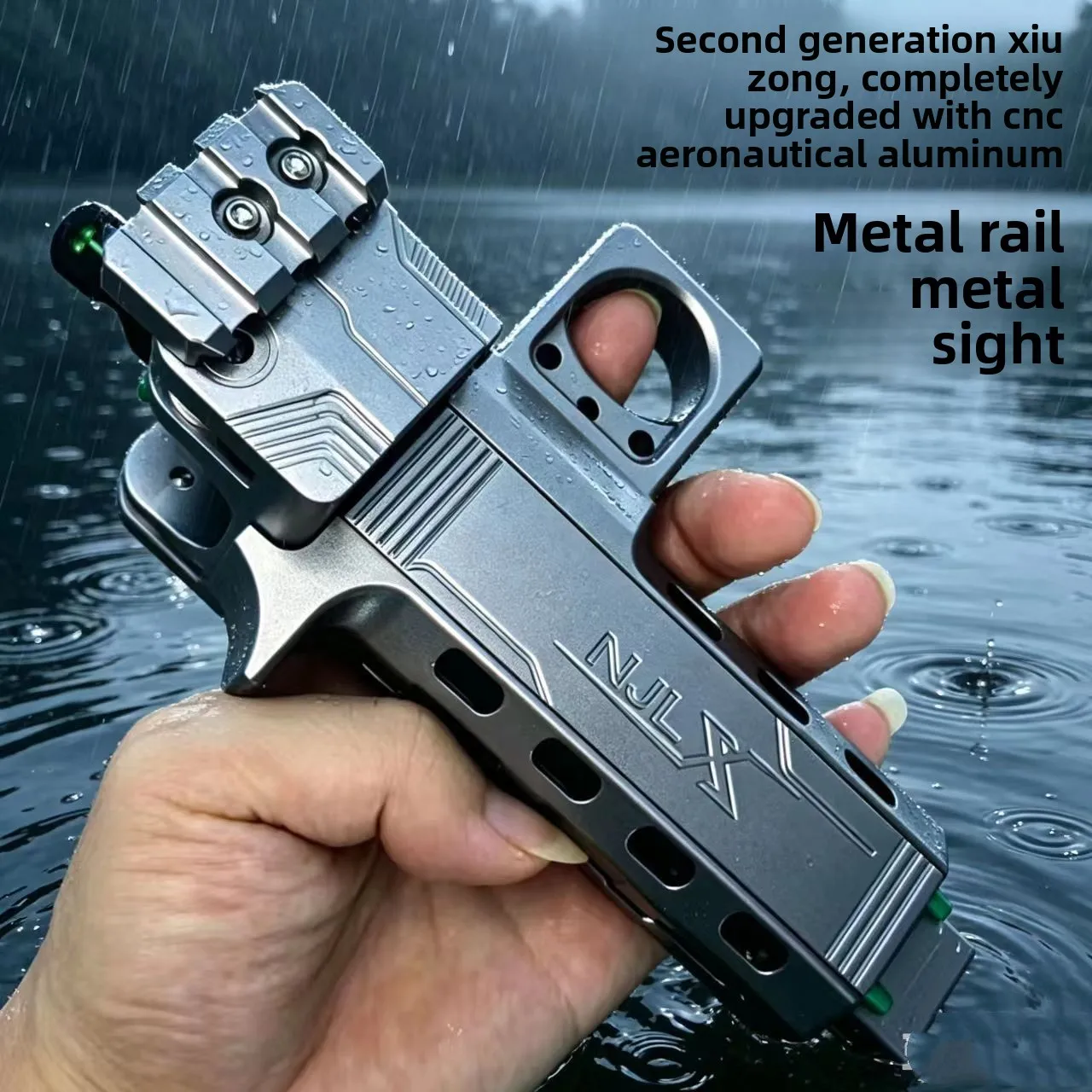 FULL METAL XTRN Slingshot CNC Magazine Metal Machine Sight 2 Generation CNC Aviation Aluminum Automatic Loading Adult Slingshot