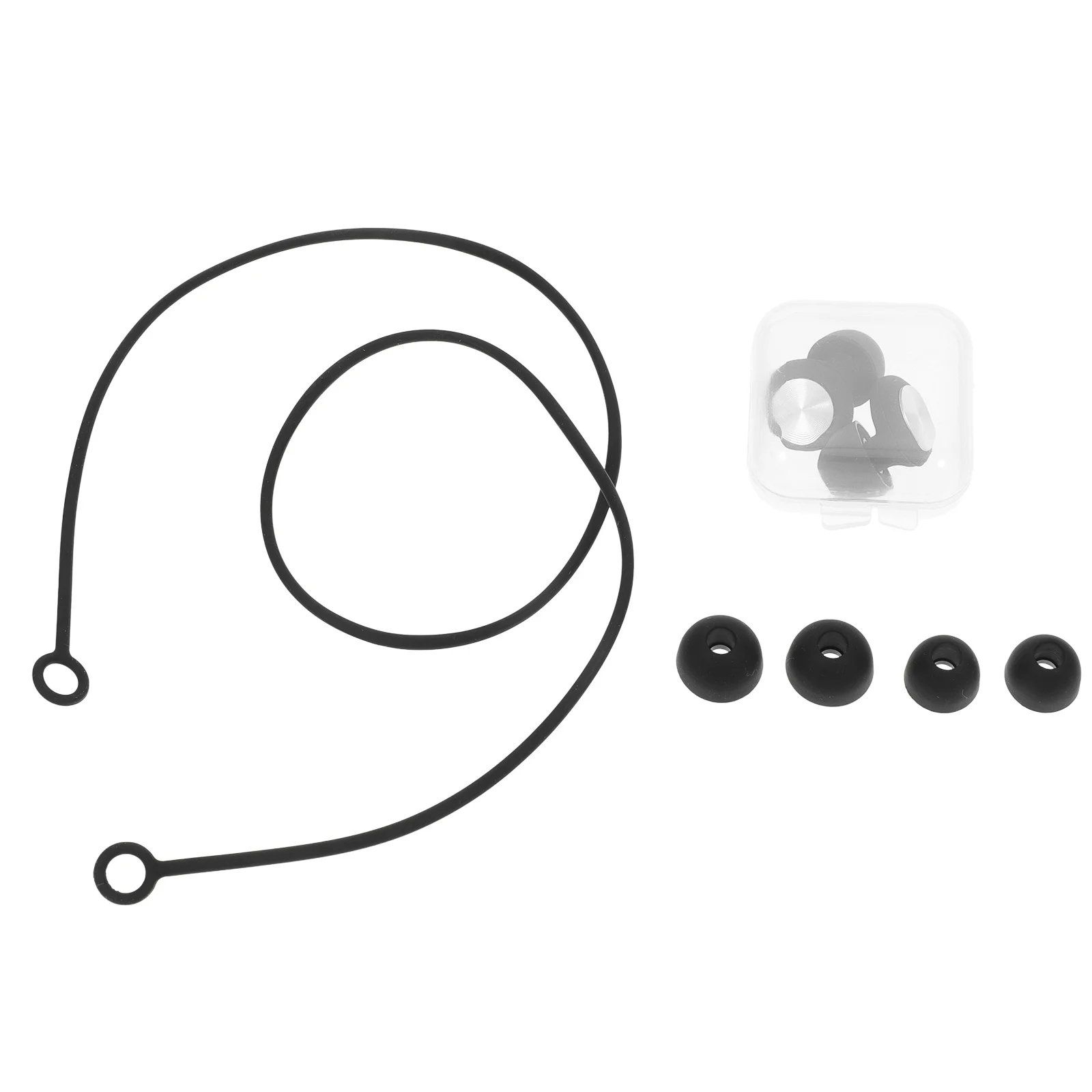 

Noise Cancelling Earplugs Reusable Silicone for Sleep with Cord Comfort Fit for Office Travel Concerts Snoring Swimming