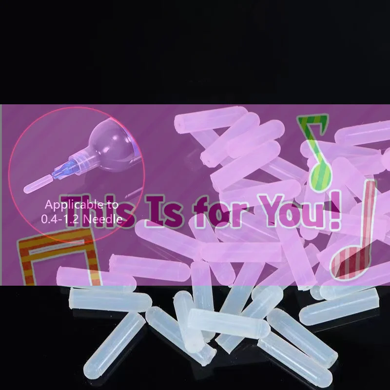 【HMA】15pcs Special Silicone Plug Head Use Dispensing Syringe Needle Seal Prevent Glue