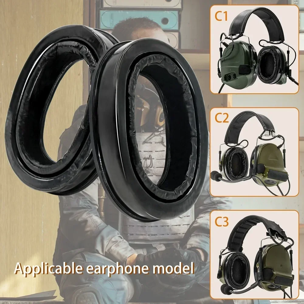 Comtac Tactical Headset Adapter Gel Ear Pads for COMTAC I II III Airsoft Shooting Headphones Noise Reduction Hunting Headphones