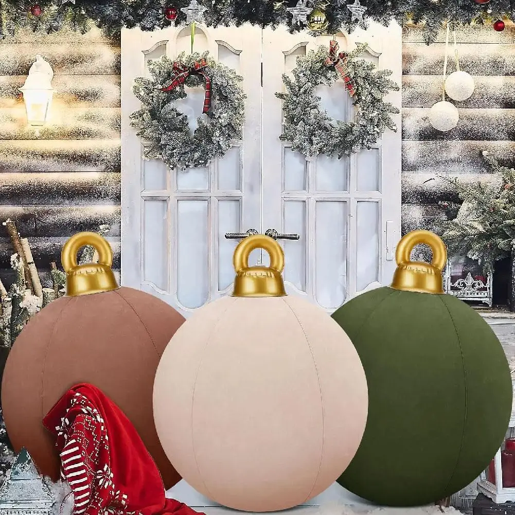 Giant Christmas Balls PVC Inflatable Decoration Balls Large Holiday Inflatable Outdoor Decorations Christmas