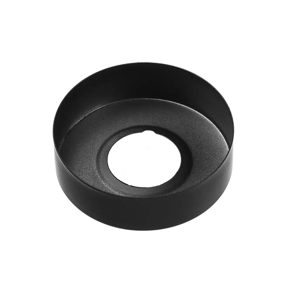 Couvercle de bride utile noir, 1 pièce, bride murale chromée, couvercle décoratif de robinet, tuyau de décoration, couvercles muraux, accessoires de robinet