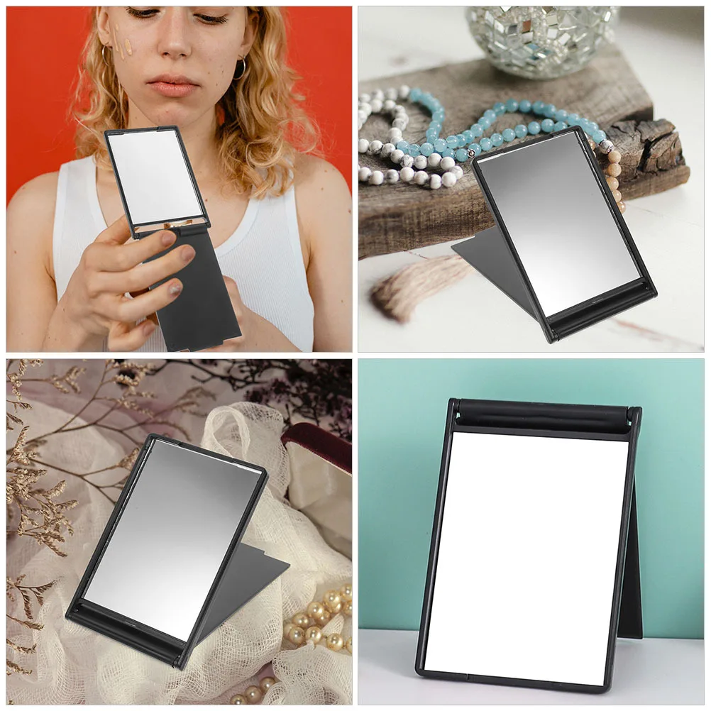 12個のコンパクトメイクアップミラー、折りたたみ式小型ミラー、高精細表面、トラベルサイズ、軽量、持ち運びが簡単、アウトドアハンドバッグ用