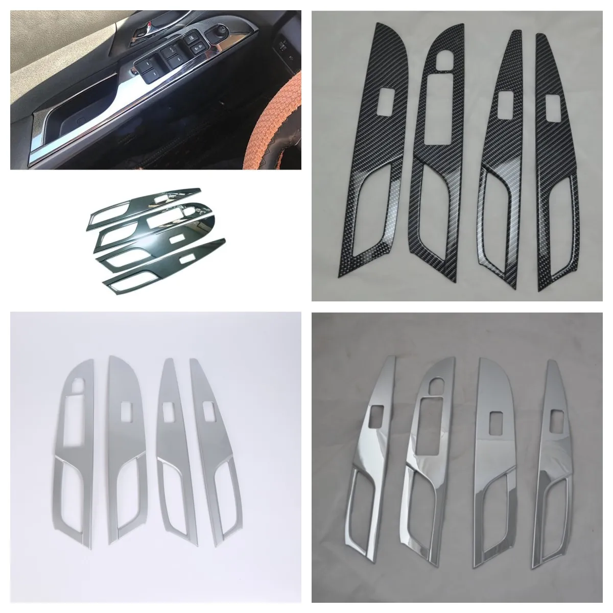 For Suzuki SX4 S-Cross 2015 2016 -2020 Door Armrest Window Buttons Trim Glass Switch Frame Panel Covers Car Styling Accessories