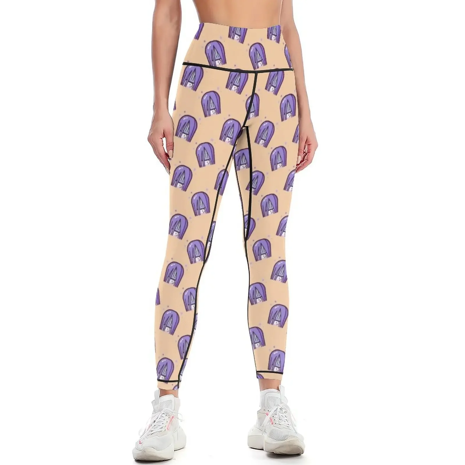 

Happy Halloween Holiday | Scary Ghost Yurei Cartoon Pattern Leggings gym's clothing workout clothes for Womens Leggings