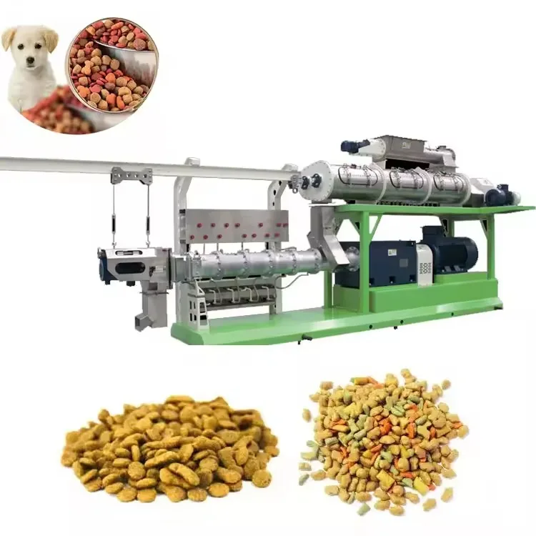 Wide Adaptability to Raw Materials Intelligent Upgrading CE Certified 500KG/H Pet Dog Food Machine for Pet Food Manufacturers