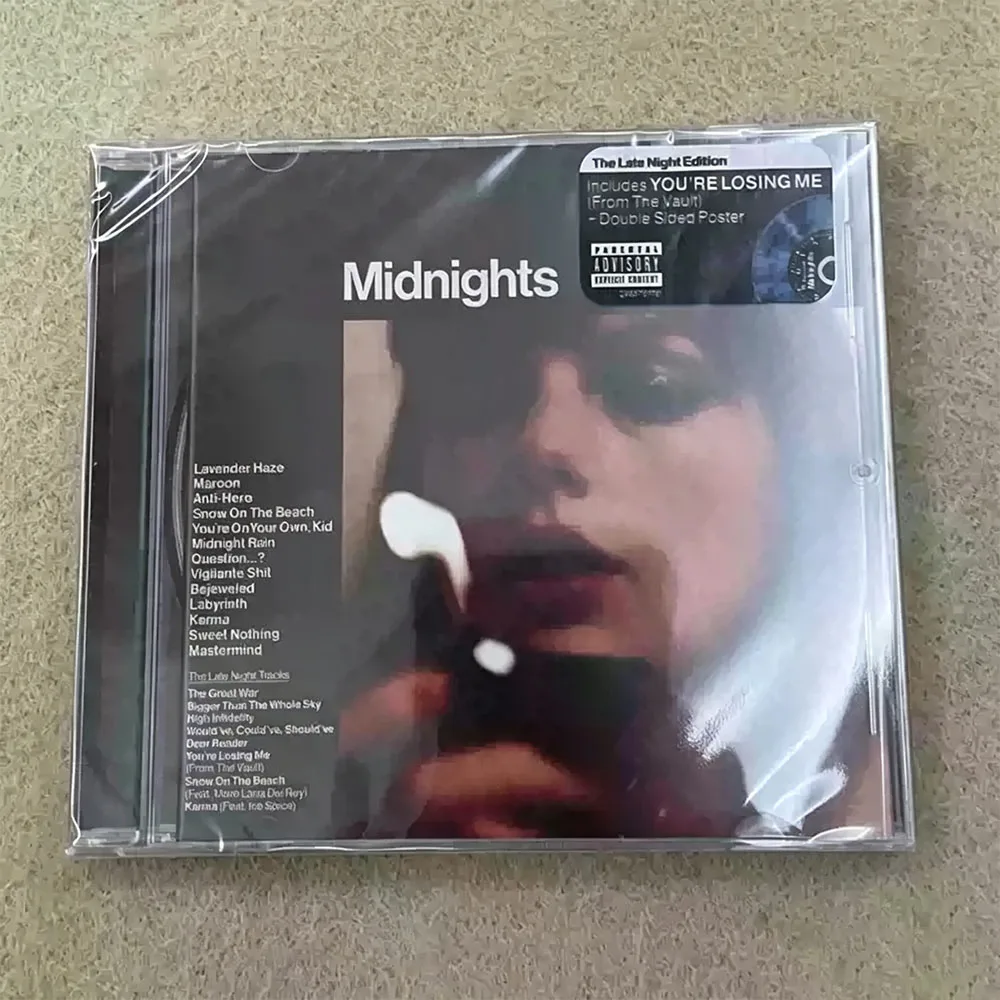 CD 'Midnights' Edizione Notte - Midnight Retro Synth Dream Pop, Album Fisico, Electronic Pop, Edizione Da Collezione-image
