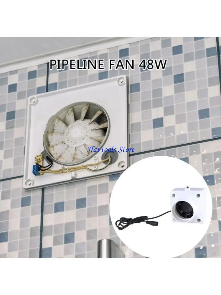 

X37E 50-мм цилиндрический вентилятор Канальный канальный вентилятор для эффективной вентиляции в ограниченном пространстве