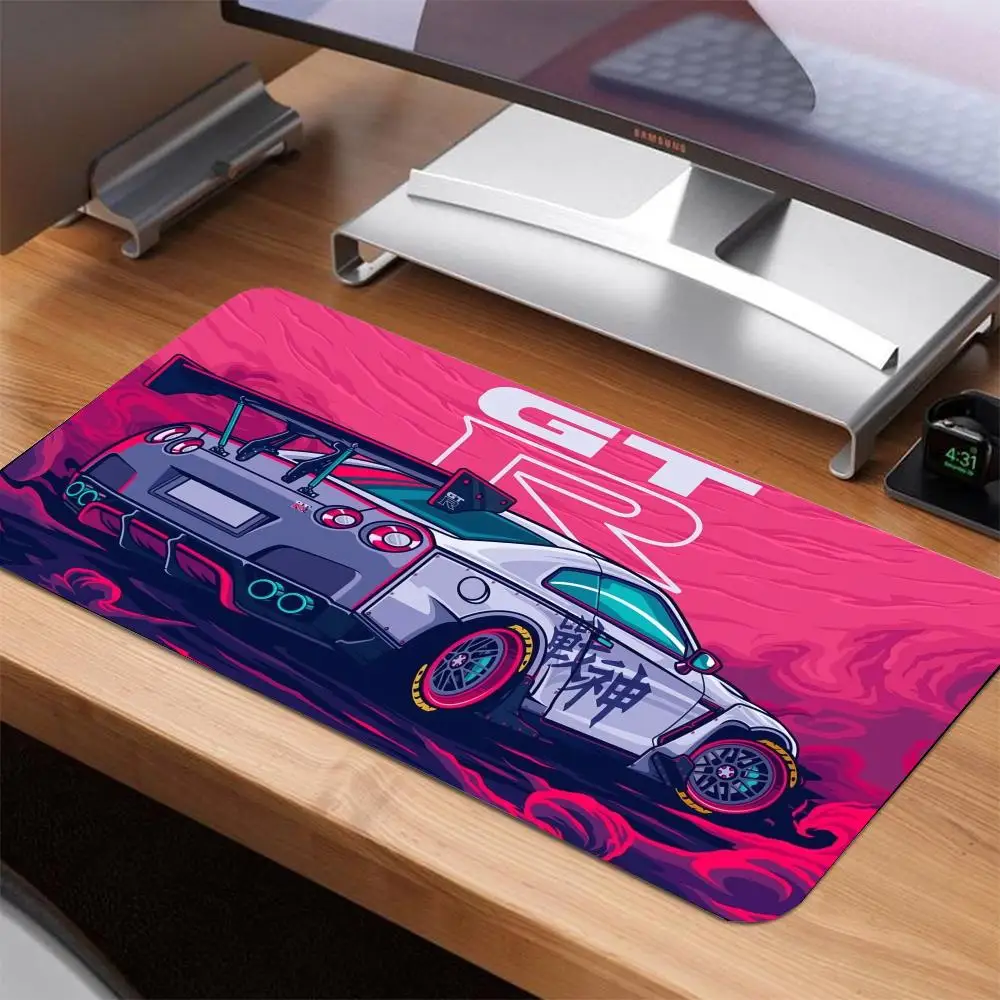 Rally Sports Racing Car Speed Drift GTR Race Car Vehicle XXL Mouse Pad Large Computer Laptop Non-slip Keyboard Desk Mat Mousepad