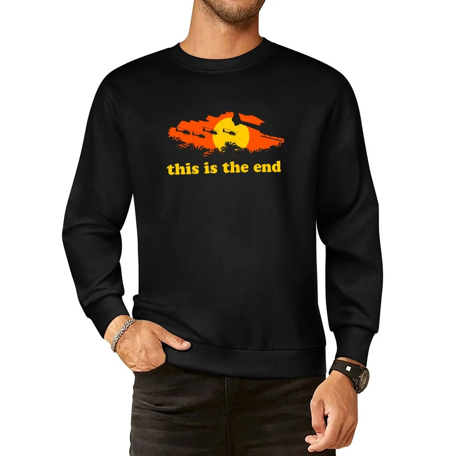 

Apocalypse Now: This is the end Pullover Hoodie korean clothes men's clothes sweatshirts