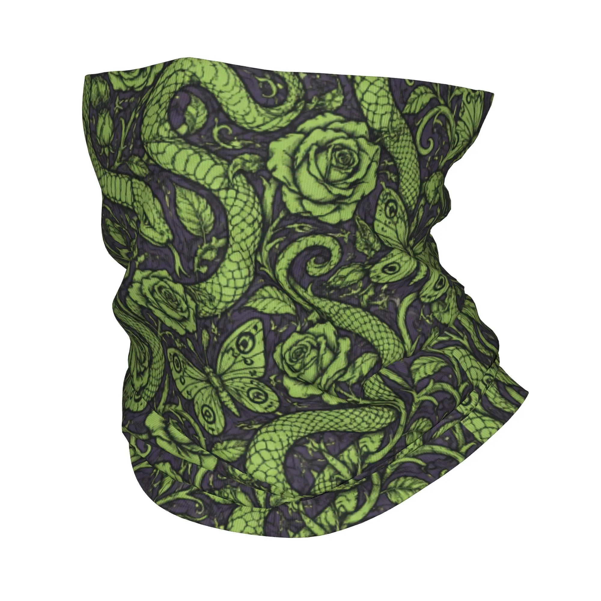 Outdoor Sports Balaclava Gothic Snake Rose Butterfly Cycling Mask Soft Bike Tactical Mask Trendy Camping Protection Neck Gaiter