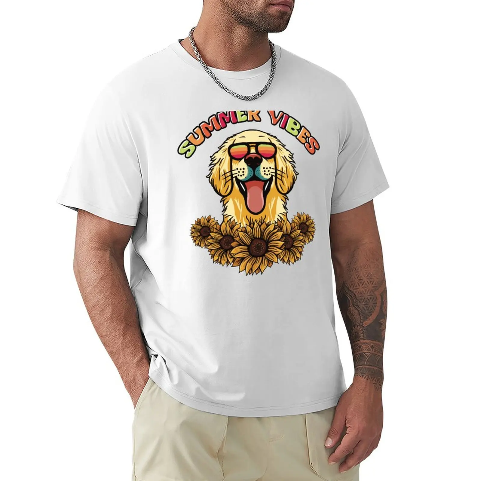 Summer Vibes create joyful memories with your best friend T-Shirt sublime tops Men's clothing