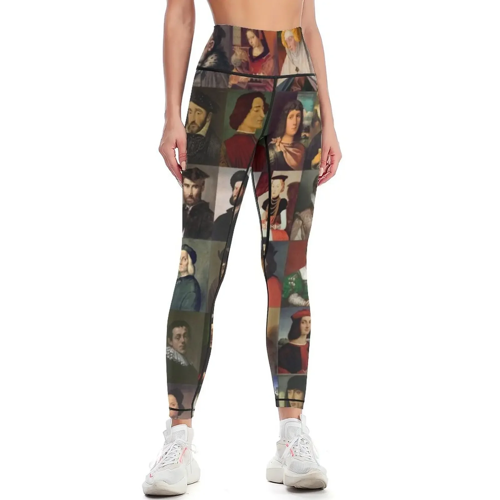 

Леггинсы Renaissance Faces с эффектом пуш-ап для фитнеса, женские спортивные штаны, спортивный топ, спортивные женские леггинсы с эффектом пуш-ап