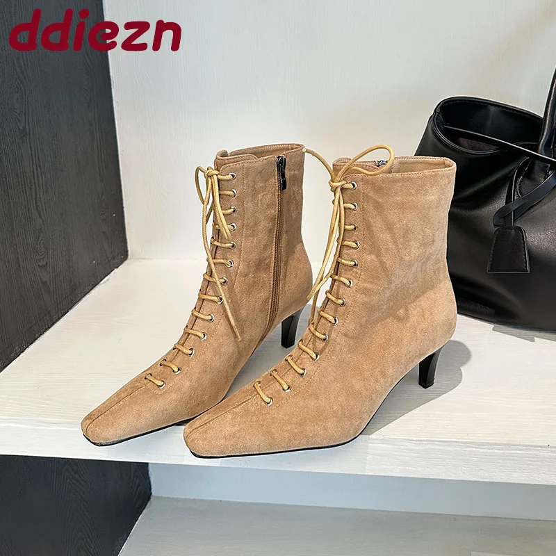 zapato-puntiagudo-para-mujer-botines-modernos-tacones-femeninos-calzado-aterciopelado-moda-con-cordones-botas-cortas-elegantes-para-mujer-zapatos-de-tacon