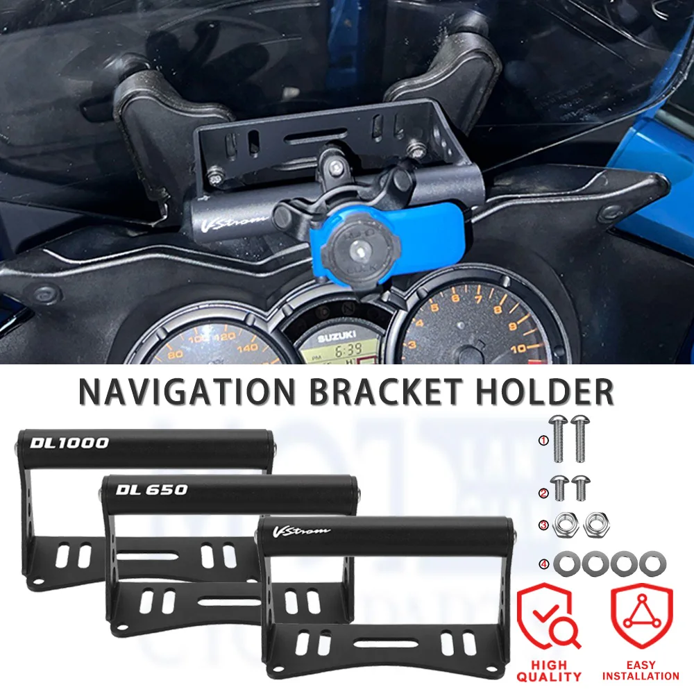 GPS Navigation For SUZUKI DL650/ABS V-strom 650 DL1000 V Strom 1000 Phone Holder Frame Bracket Windshield Navigation Bracket