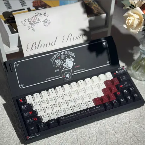 TAKA60 Tangentbordsskal Packning+Topp Dubbelläges Aluminiumskal Ergonomiskt Anpassat Tangentbordsskal Tillbehör till Mekaniska Tangentbord 8 best sales aluminiumhölje till tangentbordet - №5