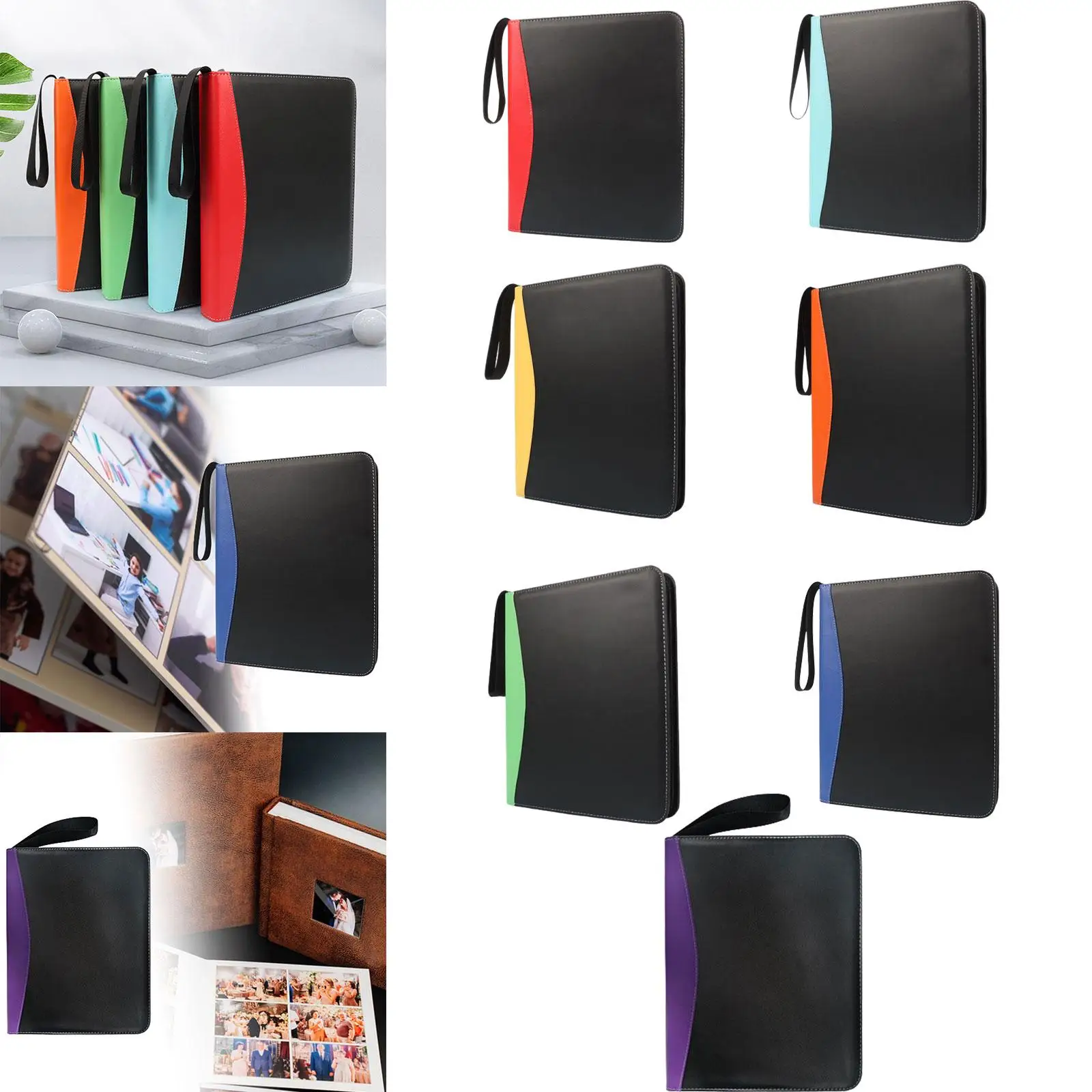 9 Pockets Trading Card Binder 720 Double Sided Pocket Album for Book Card