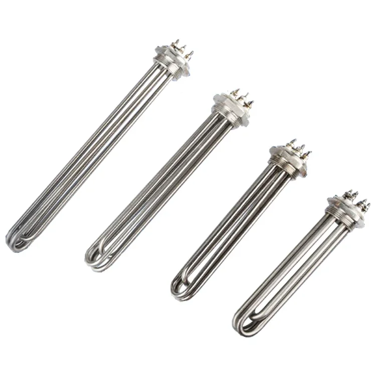 

customized stainless steel immersion dc 48v 24v 12v resistance water industrial tubular electric heater