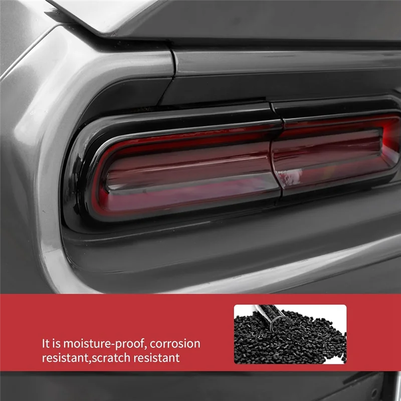 

Hot Selling-Car Tail Light Cover Trim For Dodg Challenger 2015-2023 Taillight Lamp Decoration Cover,Car Tail Light Cover Trim Fo