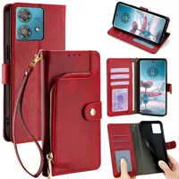 Flip Solid Color Leather Wallet Multi-Functional Protective Phone Case For Cubot Nova Note 20 C30 P30 P60 Pro With Picture Frame