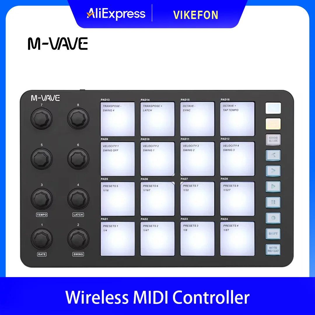 controleur-midi-sans-fil-m-vave-smc-pad-clavier-de-percussion-adapte-interface-usb-c-design-portable-petit-pad-midi-pour-debutant