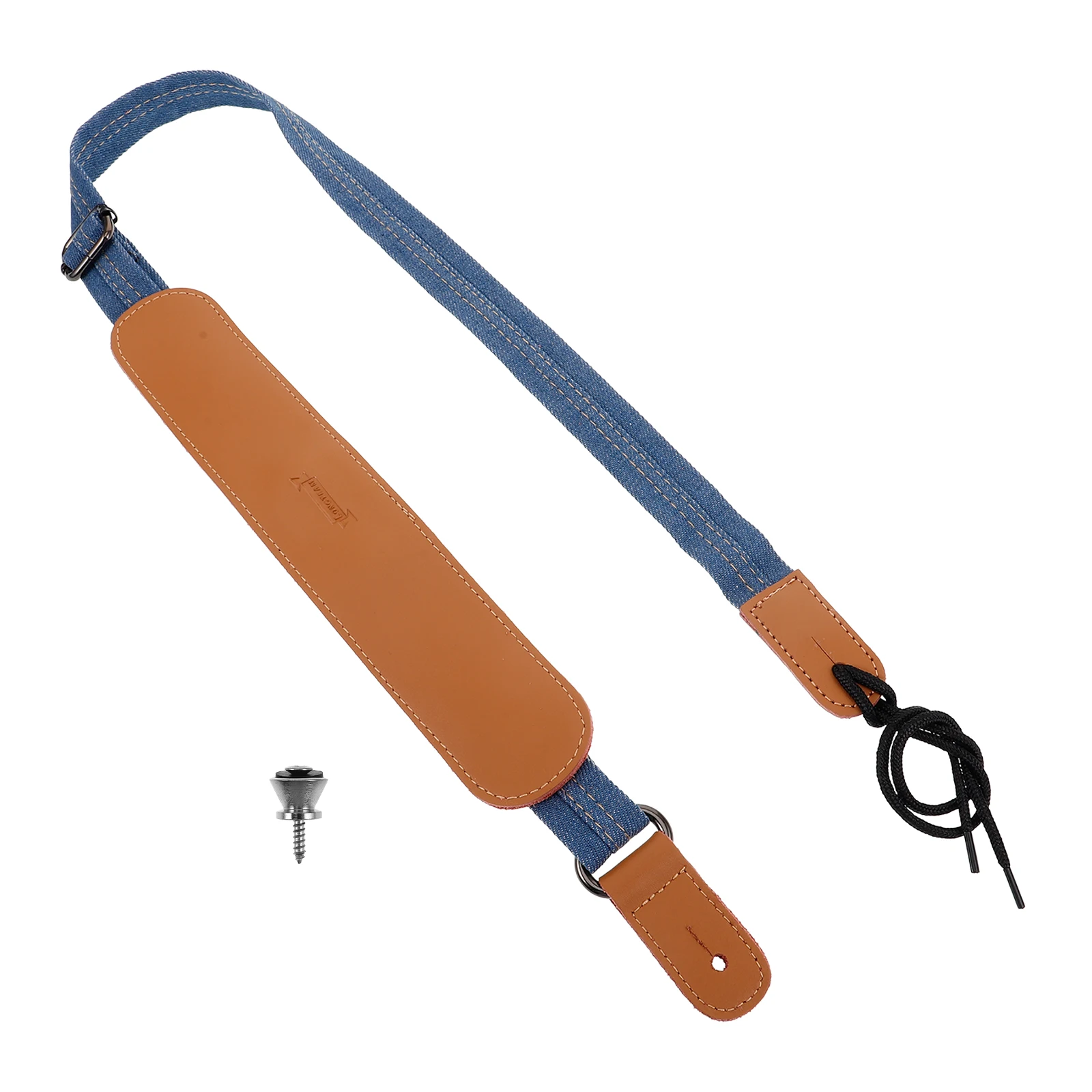 

Padded Adjustable Shoulder Crossbody Sling Universal Belt Sturdy Nylon Design Comfortable Instrument Accessory For All