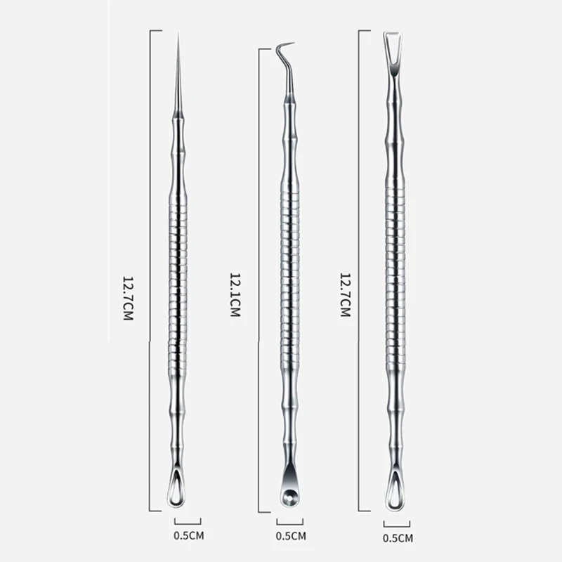 1/2/3 Uds. Pinza alemana ultrafina para espinillas, espinillas, Clip para espinillas, salón de belleza, herramienta especial para eliminar partículas de grasa y acné
