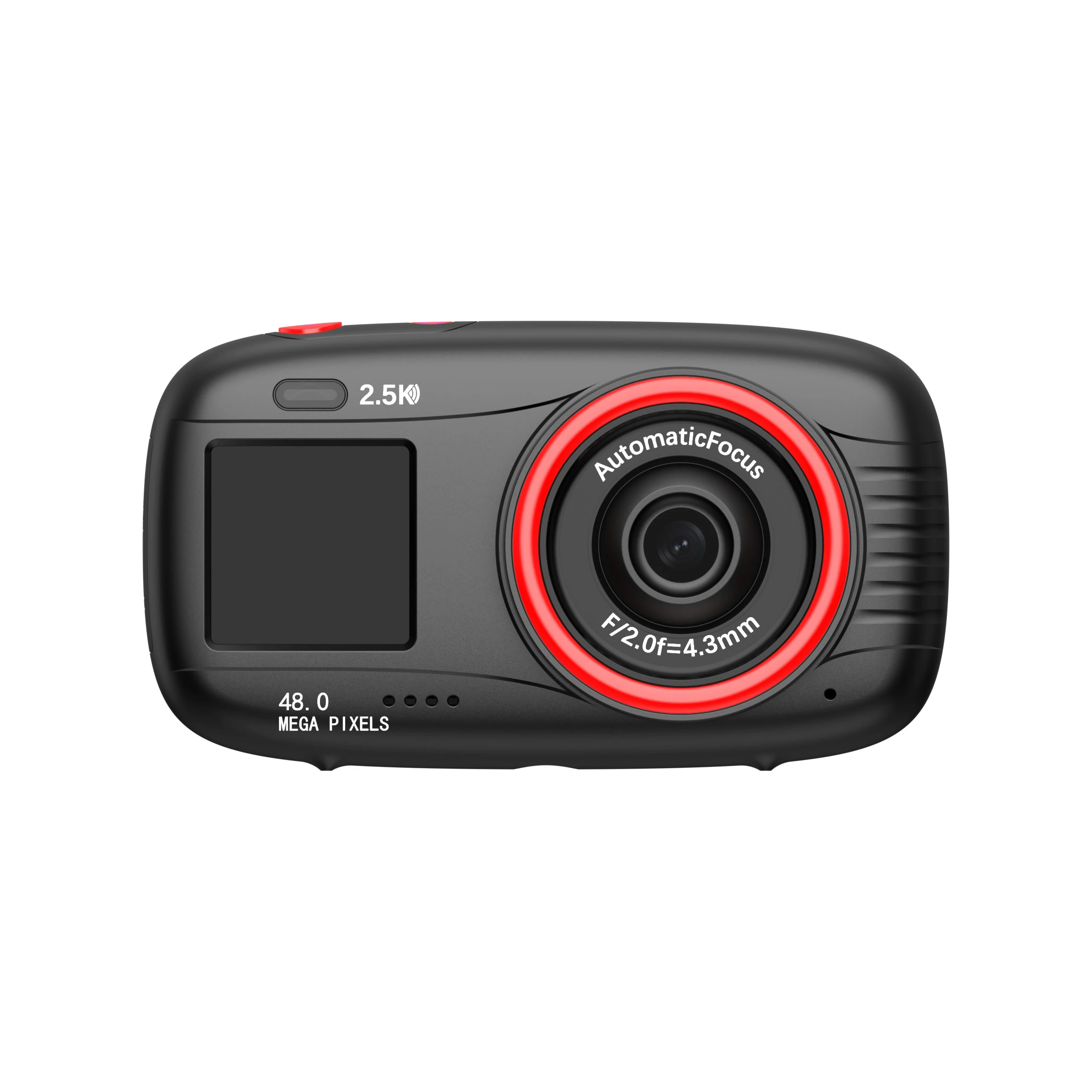 2 5K Dual Screen Digital Camera with 16X Zoom WiFi Sharing and 48MP Photo Resolution Supporting Multiple Photo Settings