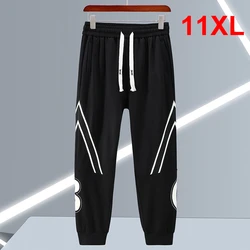 Calça Jogger Casual masculina, calça faixa de elástico na cintura, calça masculina, tamanho grande 10XL, plus size, 10XL, moda