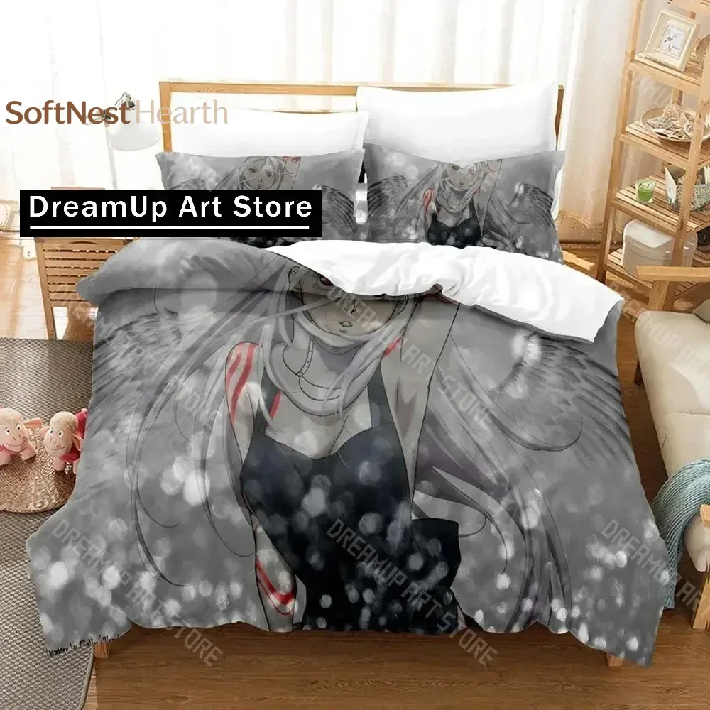 2026 3D Print Deadman Wonderland Bedding Set Single Twin Full Queen King Size Bed Set Aldult Kid Bedroom Duvetcover Sets