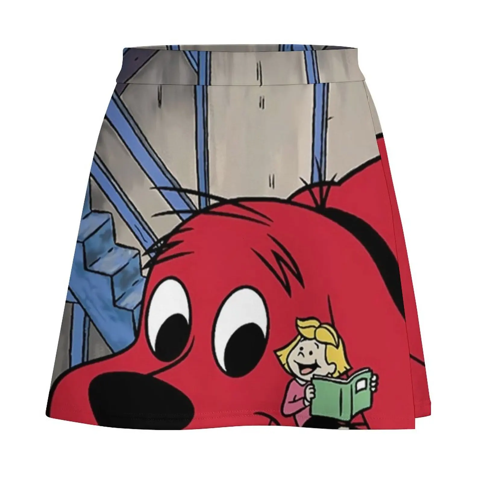 The Big Red Dog Mini Skirt korean style clothes women 2026 luxury designer clothing women 90s vintage clothes Mini Skirt