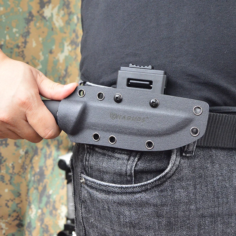 Multi-Function Faca Manga Clipe, Quick-Pull K Bainha, Clipe de cintura, Tático, Lanterna Voltar, Modificação Acessórios, 1Pc