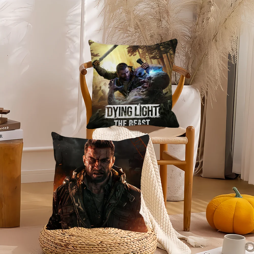 لعبة الموت ضوء الوحش كيس وسادة ديكور المنزل غطاء الوسادة مناسبة لسيارة غرفة نوم أريكة المكتب #3