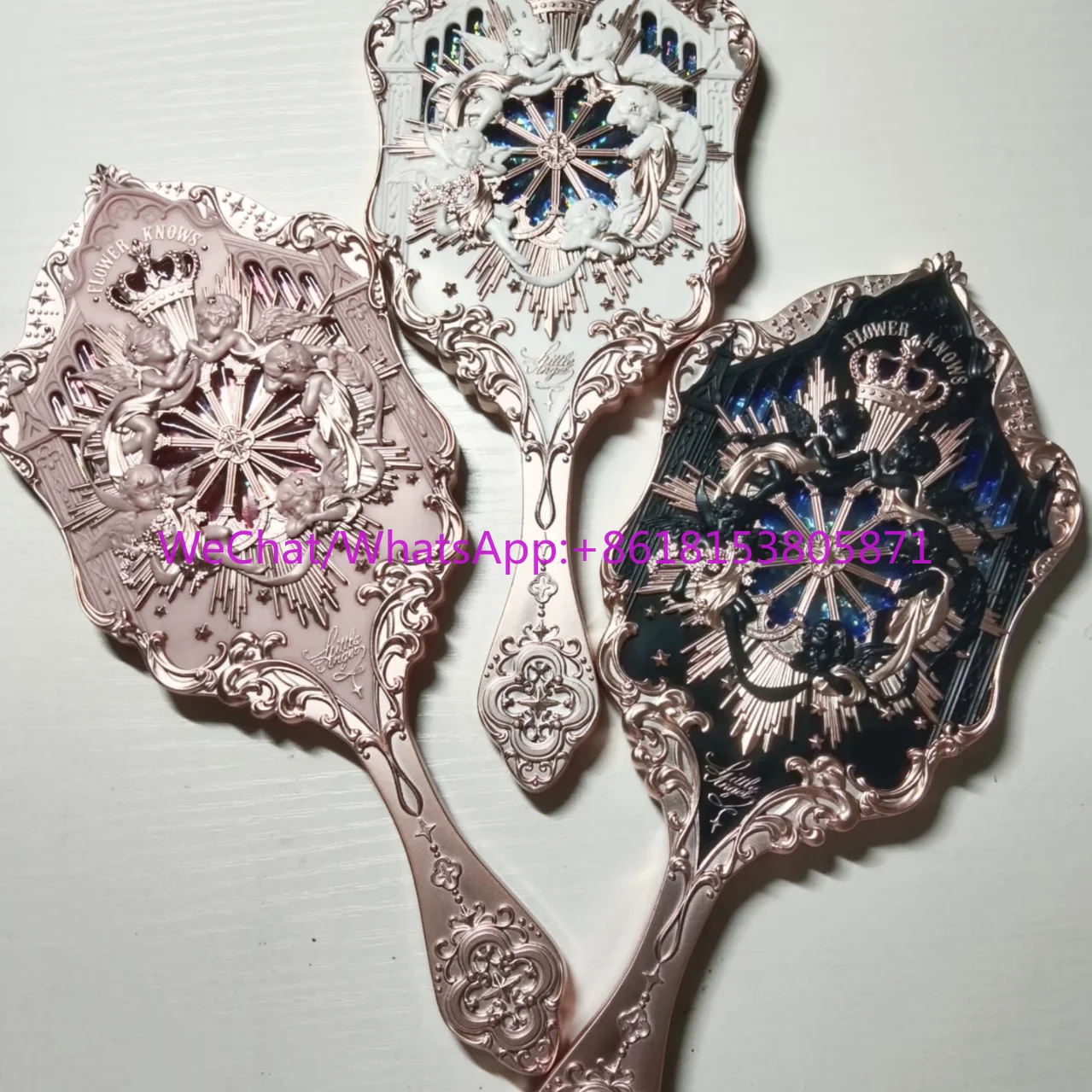 Exquisite and elegant high-value makeup mirror Portable peripheral eternal night out-of-print model