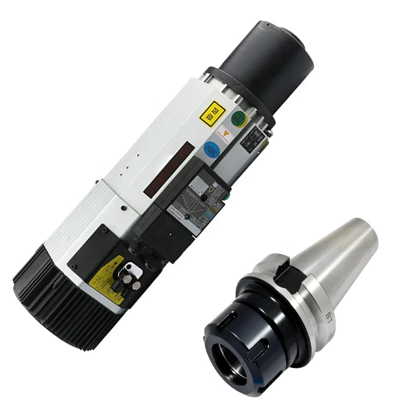 

China HOLRY High Speed CNC Engraving Milling 9kW ATC ISO30 HSK BT30 ER32 Spindle Motor For Cnc Router