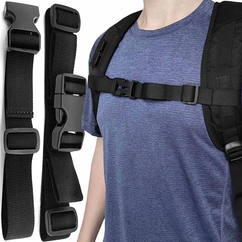 Backpack Chest Bag Strap Harness Adjustable Shoulder Strap For Bag Outdoor Camping Tactical Bags Straps Accessories For Backpack