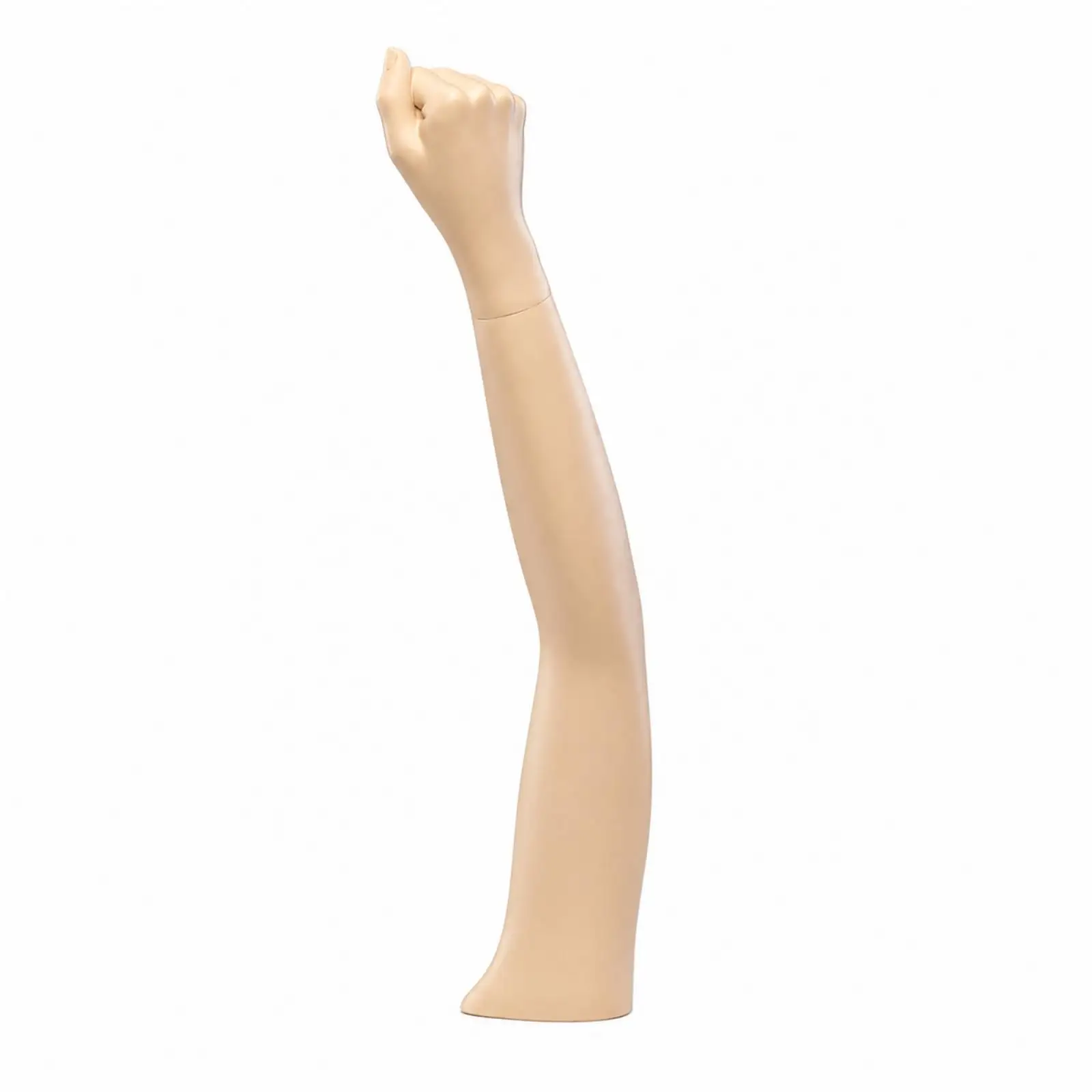 Plastic Forearm Mannequin Display Prop for Countertop Jewelry Showcase Realistic Clenched Fist Silhouette Design