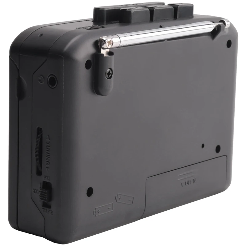 แบบพกพาเทปคาสเซ็ตเทป Walkman ลําโพงในตัว AM/FM วิทยุ 3.5 มม.Eadphone แจ็คสเตอริโอเทปเครื่องเล่นเพลงทนทาน