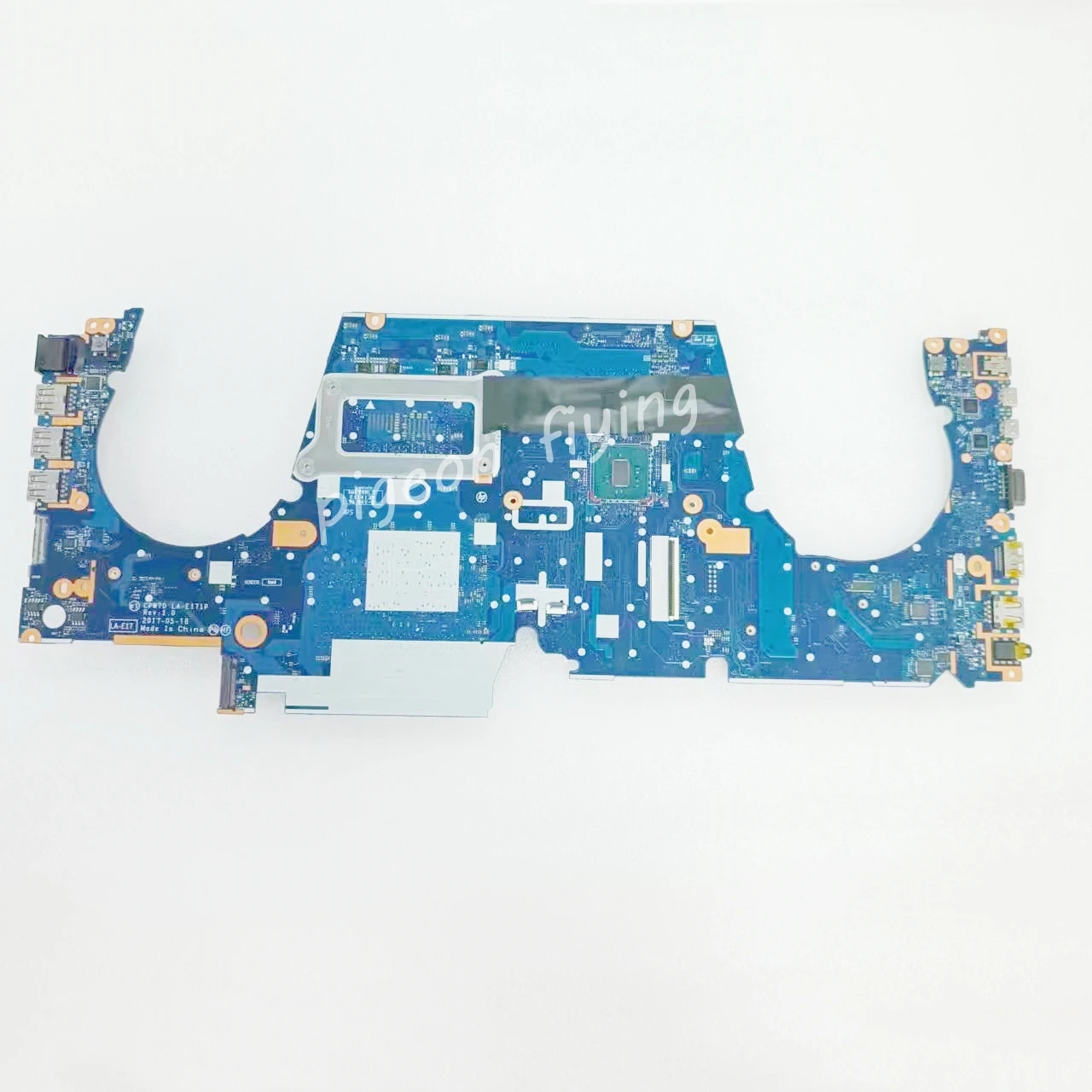 For HP ZBOOK 17 G4 Laptop Motherboard CPU: E3-1535M / E3-1505M CPW70 LA-E171P Mainboard  DDR4 100% Test OK