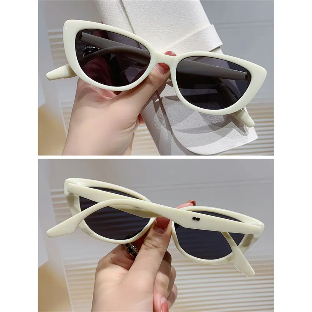 Fashion Vintage UV400 Small Sun Glasses Cat Eye Sunglasses Sunglasses for Women Men Shades