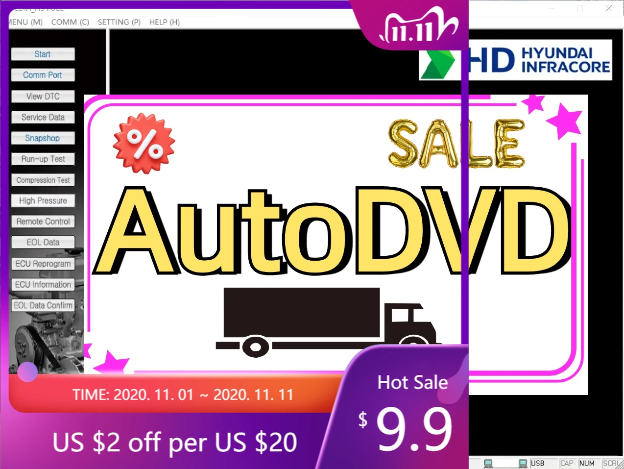 

AutoDVD Doosan e-Doctor Engine Diagnostic 2.4.0.7 (EDIA) 2023. Строительство+Промышленность+AS FULL Пакет программного обеспечения+keygen