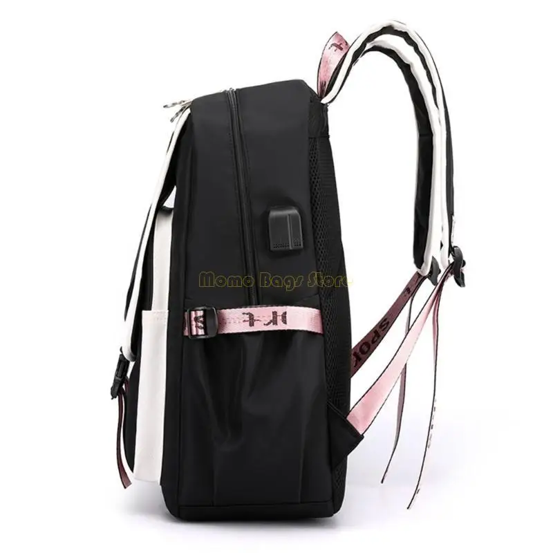X90D School Rucksack Laptop Rucksack USB Port Bookbag Travent School Tasche für Schüler