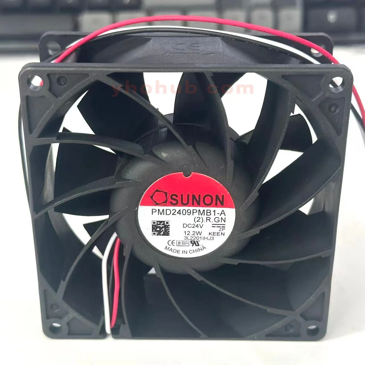 SUNON PMD2409PMB1-A (2).R.GN DC 24V 12.2W 92x92x38mm Server Cooling Fan