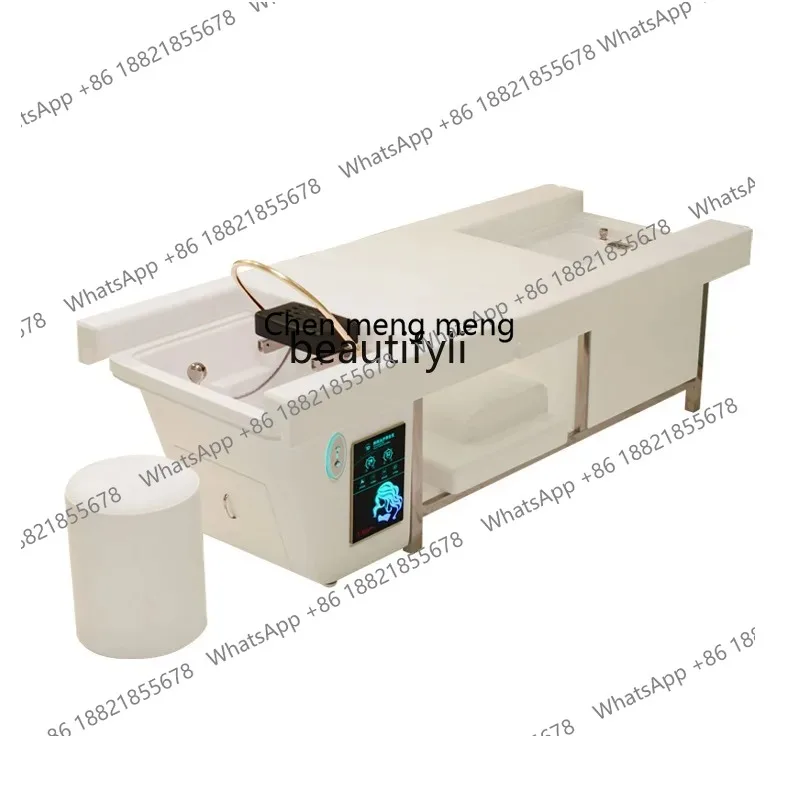 

S7486 ss Electric Lifting Massage Massage Bed Spa Beauty Salon Head Massage Foot Bath Integrated Bed Water Circulation Fumigatio