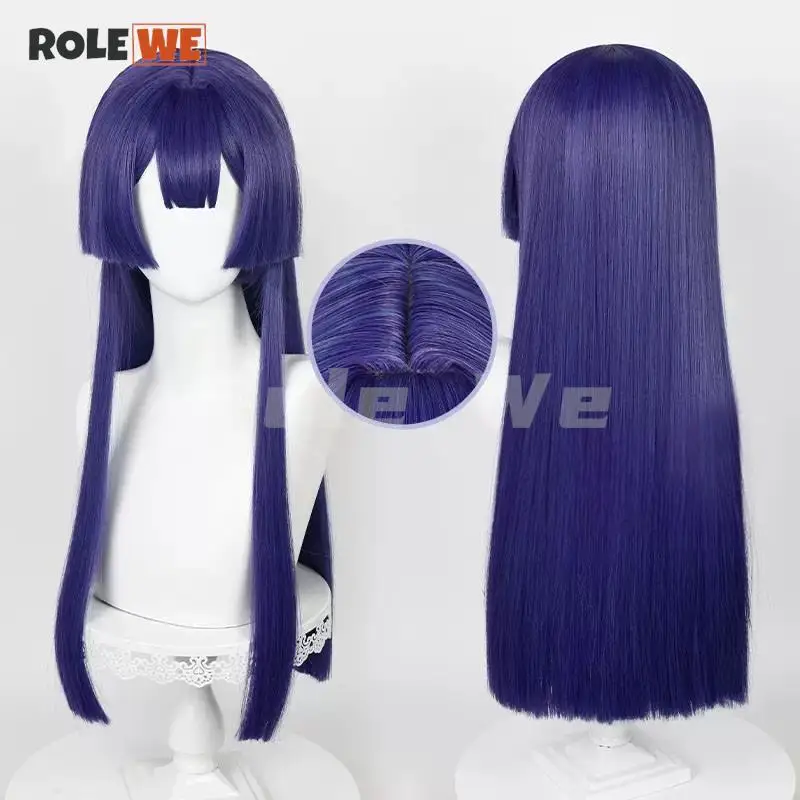 

Honkai Star Rail Pela Cosplay Wig Pelageya Sergeyevna 65cm Long Straight Blue Purple Heat Resistant Synthetic Hair Wigs + WigCap