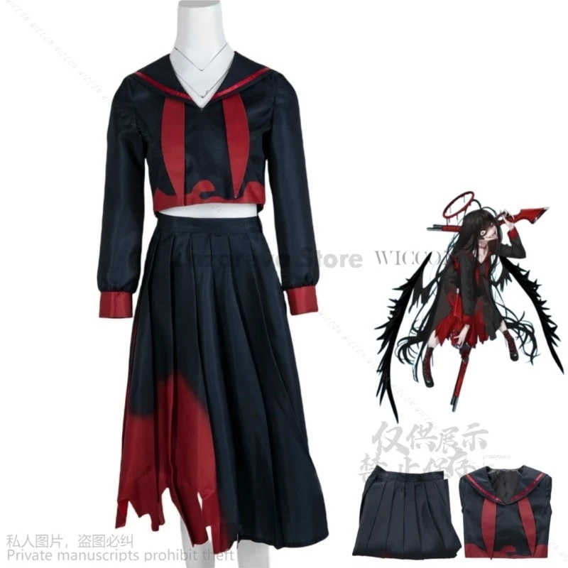 

Anime Game Blue Archive Kenzaki Tsurugi Cosplay Costume Project MX Japan South Korea JK Uniform Skirt Woman Sexy Halloween Suit